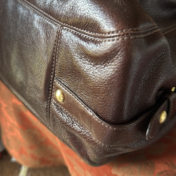 Coach 14313 Brown Leather Maggie Madison Women's Bag - Picture 6 of 15